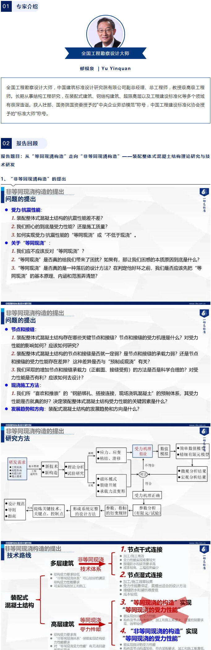 專家觀點 | 郁銀泉：從“等同現澆構造”走向“非等同現澆構造”——裝配整體式混凝土結構理論研究與技術研發